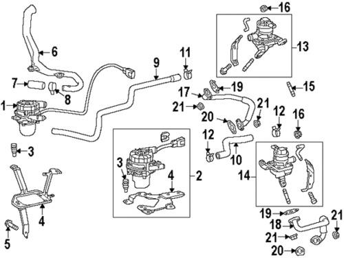 Toyota 1737650010 genuine oem factory original pipe gasket