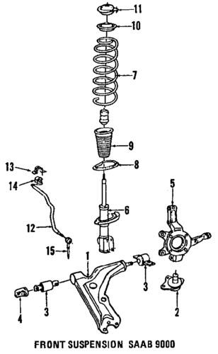 Saab 4195327 genuine oem factory original spring seat