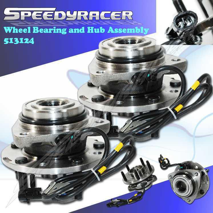 Front wheel hub bearing assembly 1998-2004 gmc s-15 sonoma 4wd 1 pair