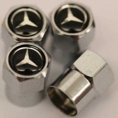 Mercedes benz black tire valve caps e350 s550 cls clk ml slk c200 c300 sl s