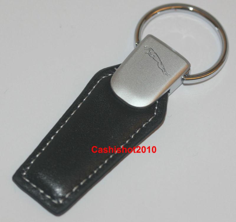 Jaguar leather pull key chain ring xke e s type xjs xk xf xk8 xkr xj6 xke 