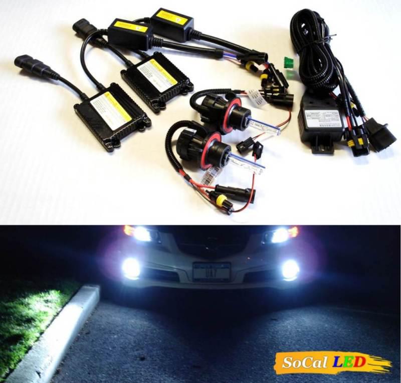 All new 35w h13 8000k hi/lo hid kit 9-16v ac slim ballasts bi-xenon harness s1