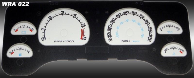 Us speedo wra022 us speedo daytona edition color replacement gauge face kit