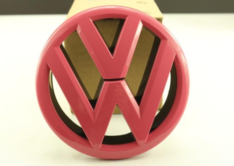 Pink front grille emblem badge logo  fit for vw jetta mk6 vento 