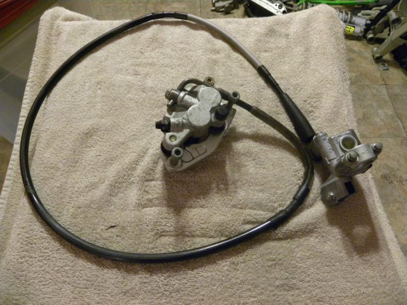 Kawasaki kx250 front brake asembly