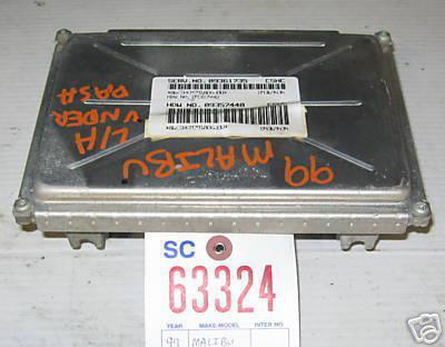 Chevrolet 99 malibu engine electronic control ecu ecm 1999