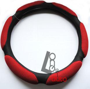 Car steering wheel cover diameter 14.9 inch red auto part free shipping new