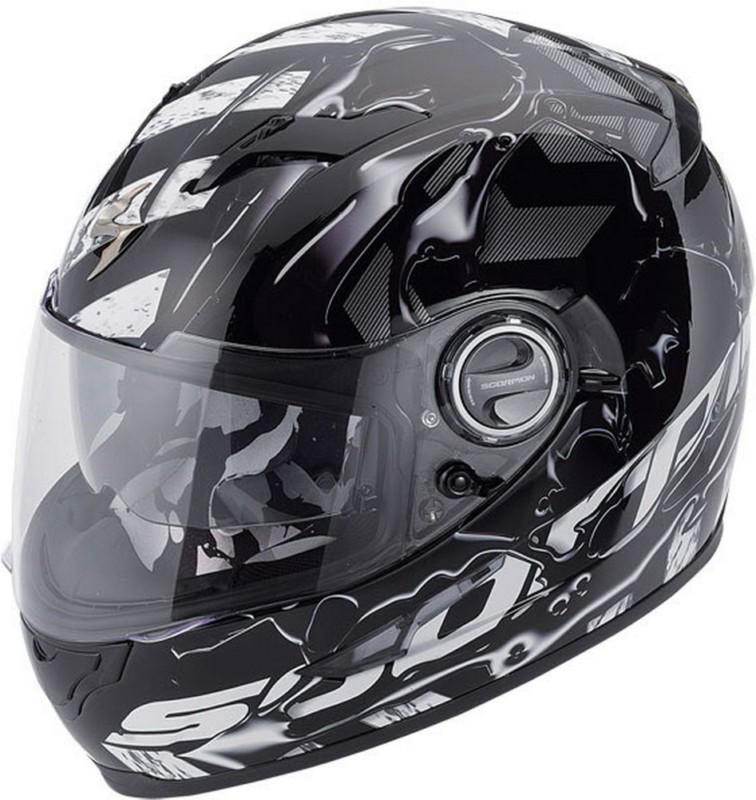 Scorpion exo-500 helmet - oil - black/white - xs