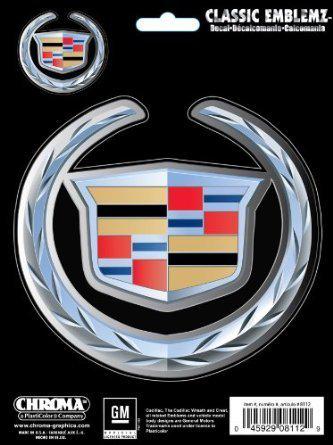 Decal window car truck suv - cadillac logo