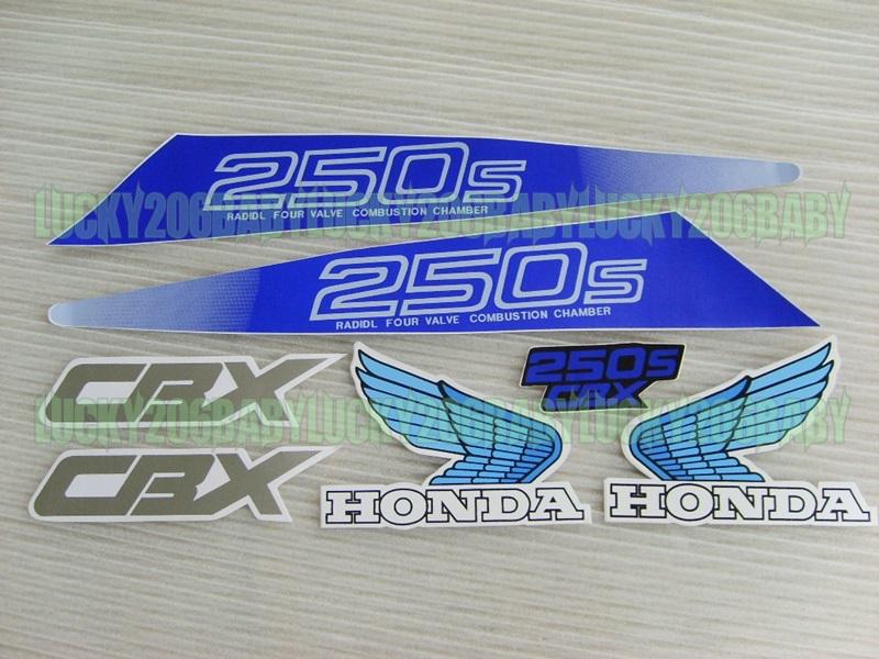 Sticker for cbx250s cbx 250s cbx 250 s 1985 85 blue 7d sl01