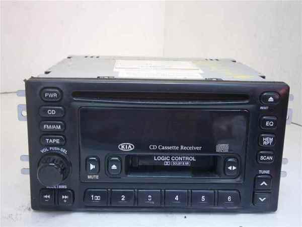 2002 kia sedona cd cassette radio player oem lkq