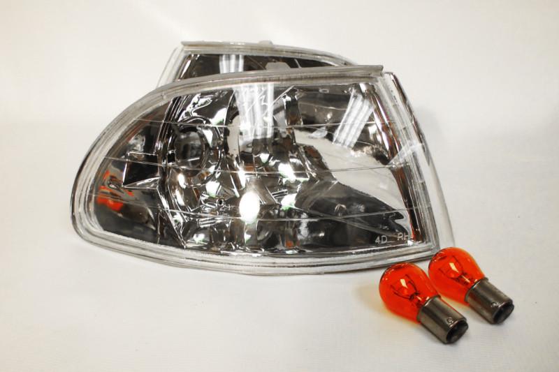 Jdm clear corner lights honda civic 1992-1995 civic 4 door new