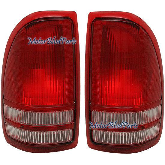 97-04 dakota rear lamps tail brake lights right+left