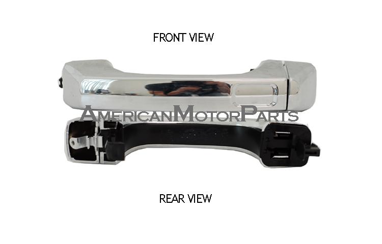 Depo left or right outside front/rear chrome door handle 06-09 hummer h3