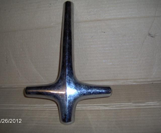 Nos 1955 ford "bullnose" hood ornament great for ratrod kustom custom