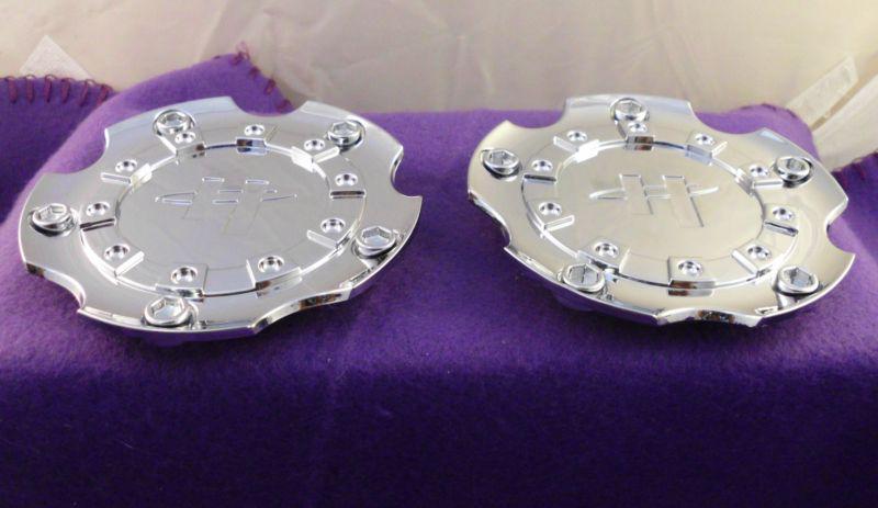 Helo chrome custom wheel center cap (set of 2) # lg0607-55, he834k98