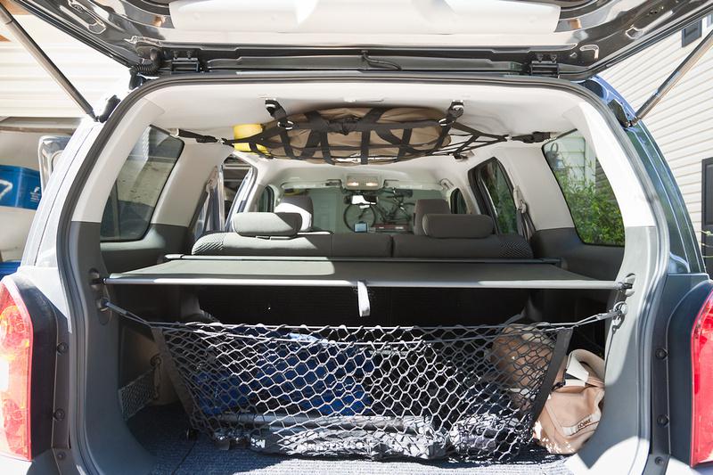 Nissan xterra trunk envelope cargo net black brand new 