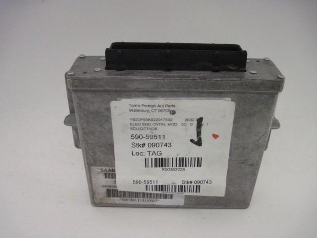 Ecu ecm computer saab 9-3 2002 02 2003 03 b205r 5380068 131110043 09378739