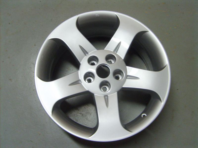 2003-2006 nissan murano wheel, 18x7.5, 5 spoke full painted silver