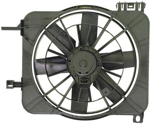 Radiator fan assy (w/motor) cavalier, sunfire w/ac platinum# 2110200