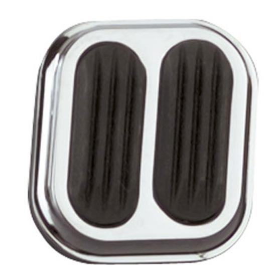 New lokar sg-6009 chrome dimmer switch cover, chevy/ford, textured rubber pad