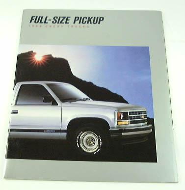 1988 88 chevrolet chevy silverado pickup truck brochure