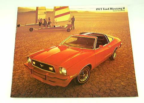 1977 77 ford mustang ii brochure ghia cobra mach 1 2+2