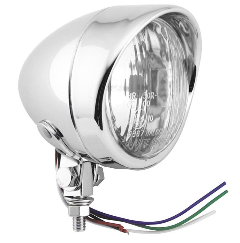 Bikers choice 4in. spot lamp with visor  76076v