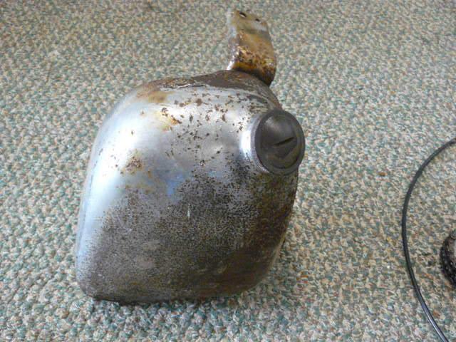 1949 indian scout oil tank original