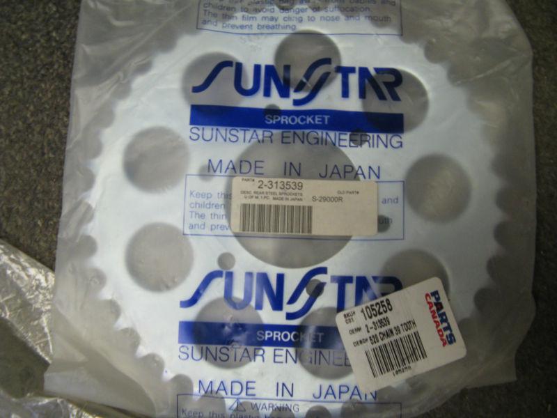 Sunstar rear sprocket - 39 teeth  520 width - tc125 ds185 ts185 dr200 dr200se