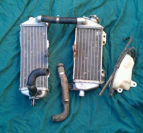 2000 kawasaki kdx 200 radiators & overflow tank