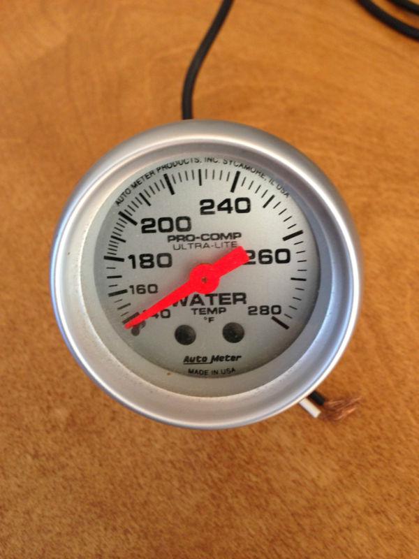 Auto meter pro comp ultra lite #4331 water temp 2 1/16