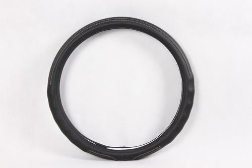 Dodge ford leather wrap steering wheel cover black car truck circle cool 58005