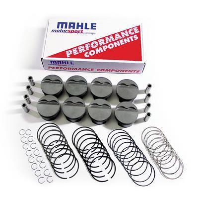 Mahle sbf090030f06 4.030" bore powerpak flattop pistons w/rings for sb ford