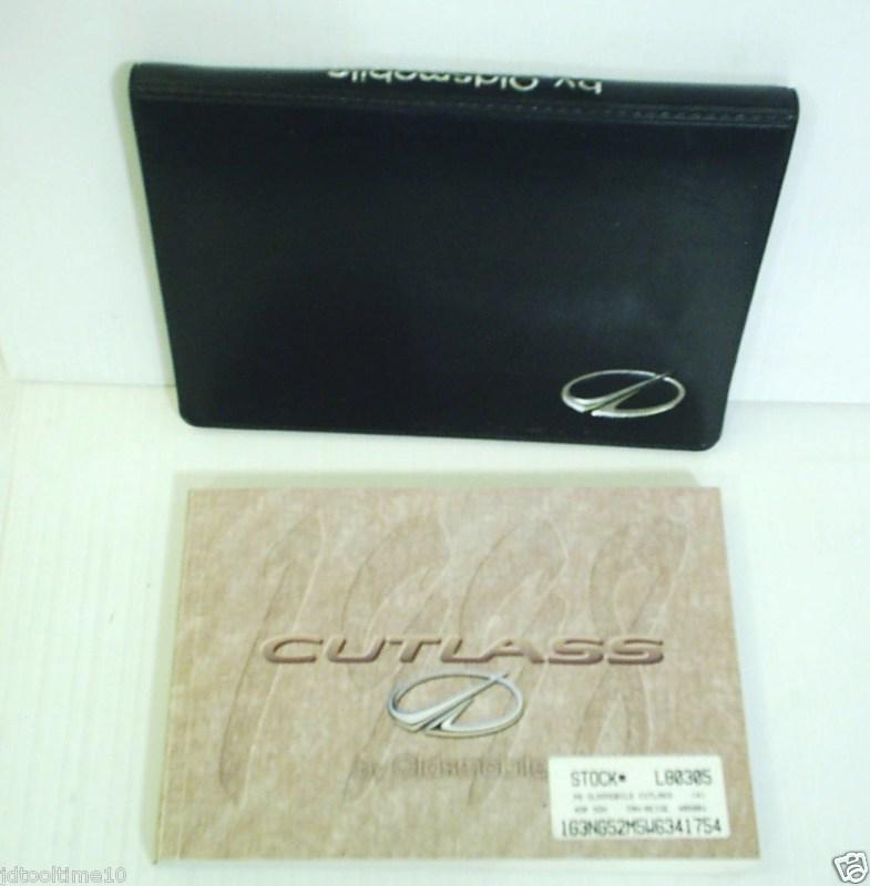 1998 oldsmobile cutlass owners manual owner's guide book set 98 gl gls