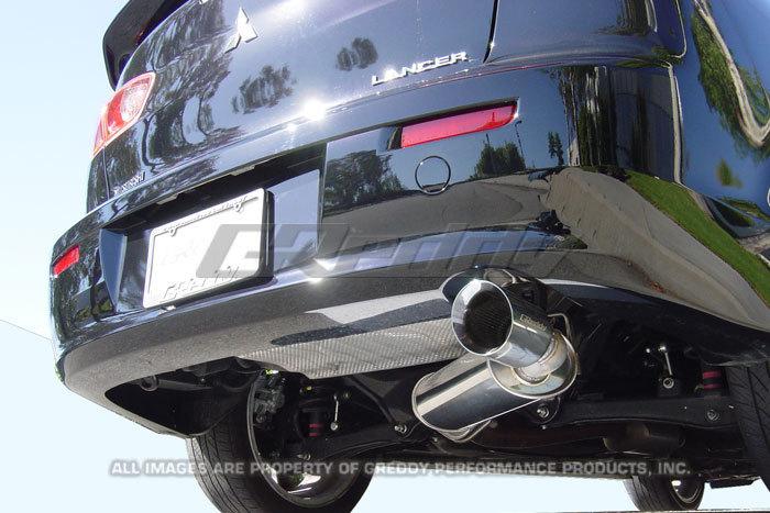 Greddy sp elite exhaust 08-11 lancer gts ja3au 4b12 (rear section axle-back)