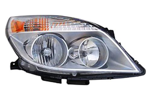 Replace gm2503292 - 08-09 saturn aura front rh headlight assembly