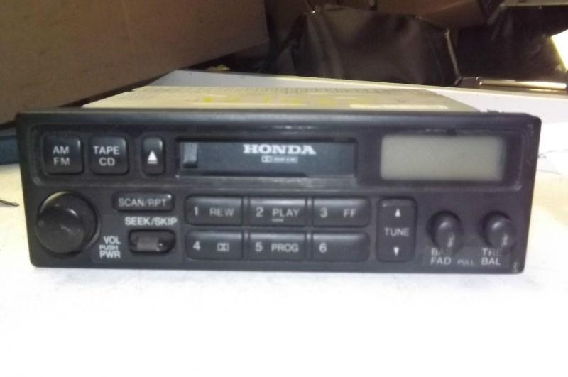 1998 1999 2000 2001 2002 honda accord am fm cassette radio 39100-s84-a020-m1 oem