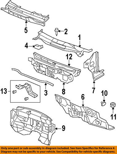 Jeep oem 5067748aa cowl-seal to cowl