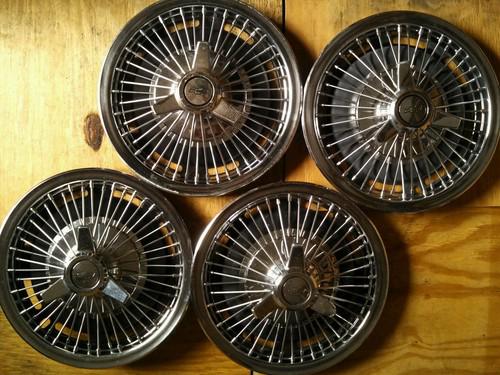 1965 1966 chevy ii chevelle corvair van 14" wire hubcap w/ spinner 3834904 3953