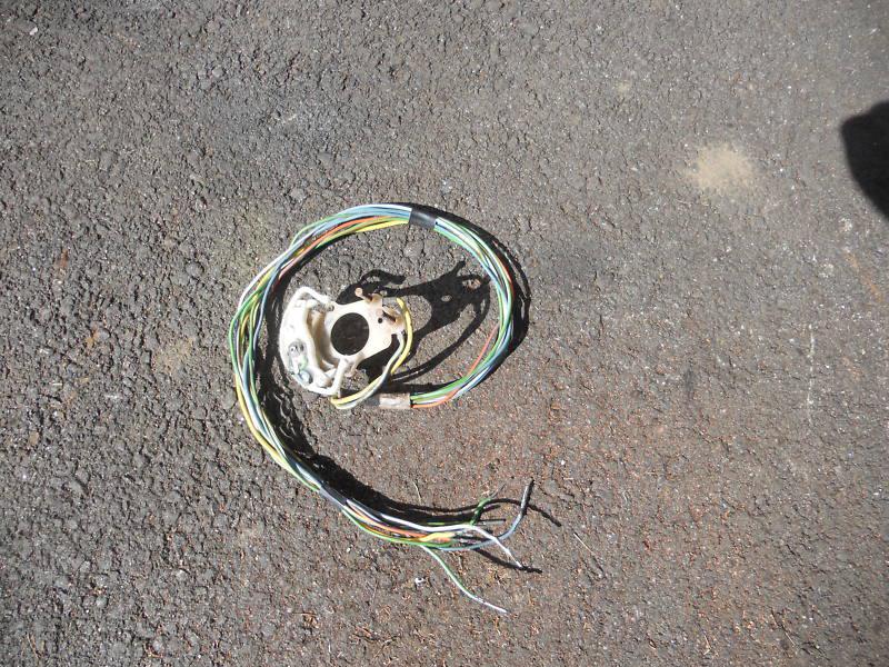 1965 - 1966 mustang steering column wiring harness  rare