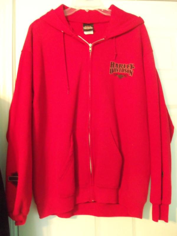 Harley davidson full-zip sweatshirt - men's med 