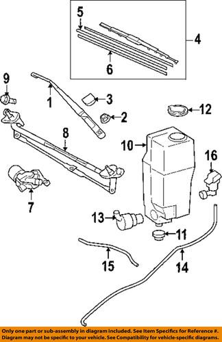 Toyota oem 85330ae010 windshield washer pump