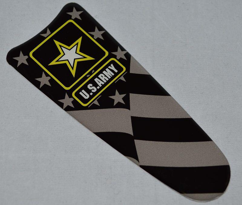 Cb intercom "army & g flag" dash insert decal for 2003-2007 harley ultra classic