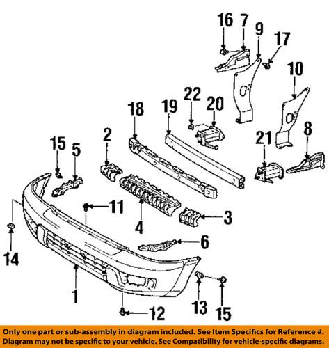 Toyota oem 5212335150 front bumper-reinforcement plate