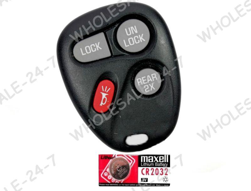 New gm keyless entry remote key fob transmitter clicker 16245100-29 w/ extra bat