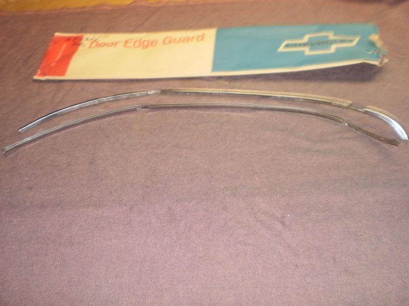 Chevrolet 67 fullsize 2 door door edge guard package orig. gm nos