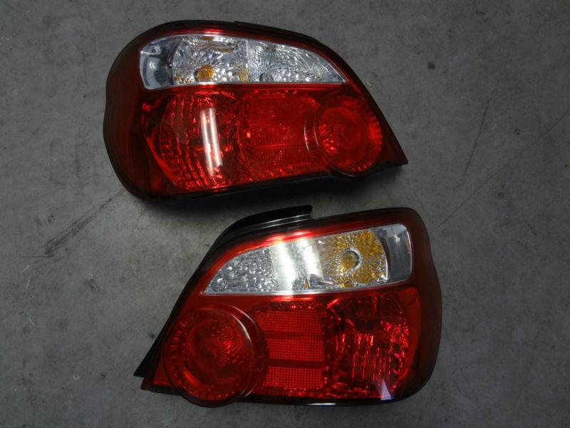 Jdm subaru wrx sti version 8 2004-2005 tail lights ej20 impreza sti