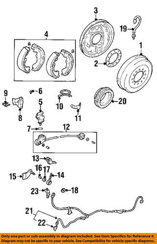 Toyota oem 4792035120 brake-spring