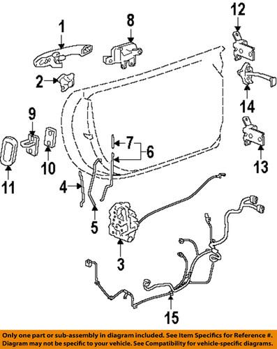 Gm oem 20826657 door lock motor/door lock actuator motor